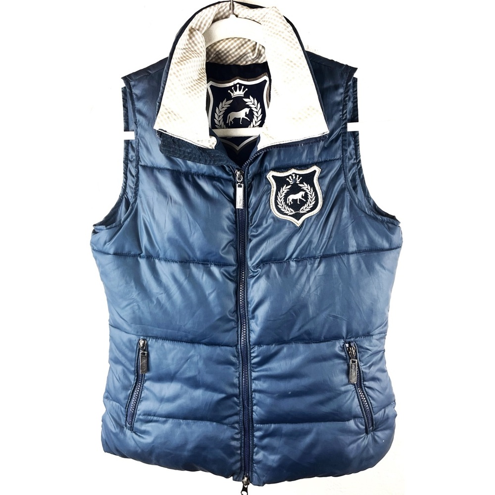 Equestrian Vest Woman Size S Pockets Zipper Leight weight